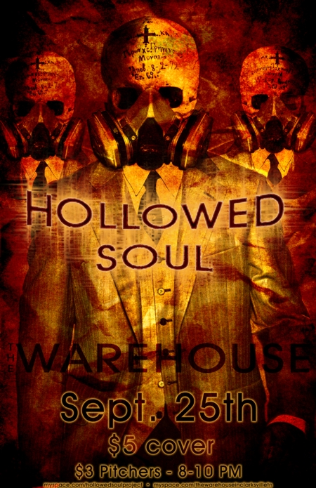 Hollowed Soul Rock Concert Poster