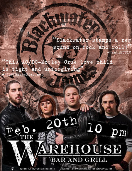 Blackwater James Rock Poster